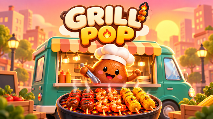 Foodie: Grill Pop - 3D Match